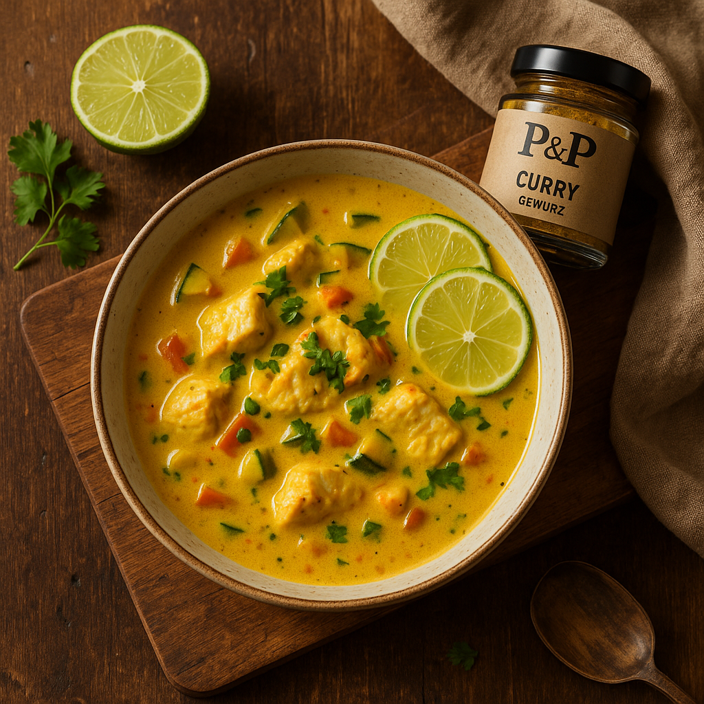 Fischcurry mit Kokos & P&P Currygewürz